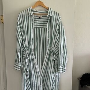 Midi shirt dress
